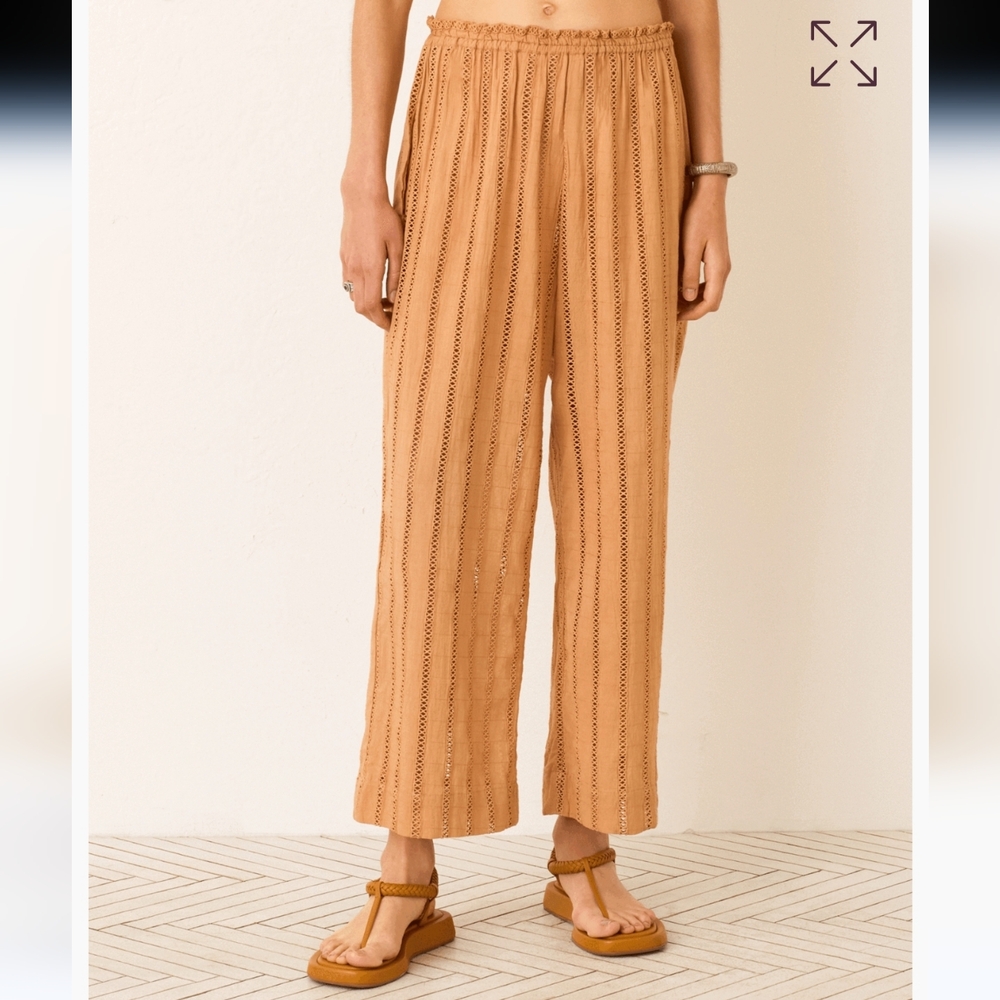 $580 Alix of Bohemia Otto Eyelet Pants M